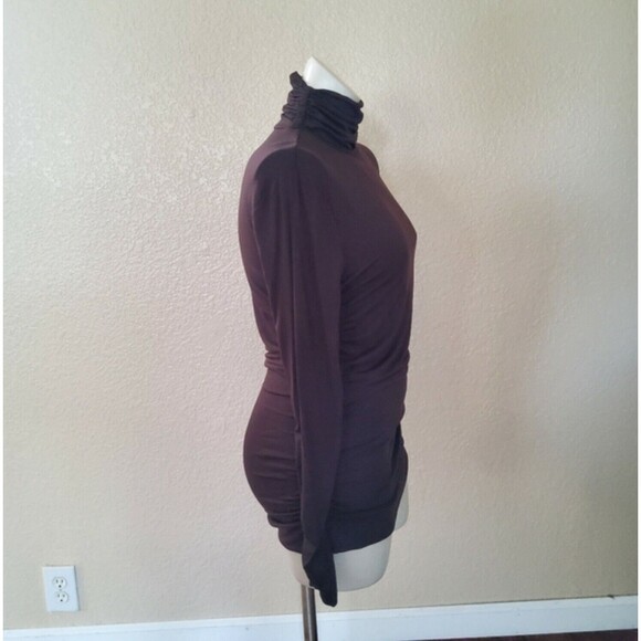 Soft Surroundings Turtleneck Long Sleeve Top Size L Brown New - Picture 2 of 5